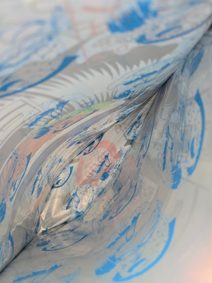 1x Zushi Blue - leere PE Verpackungen