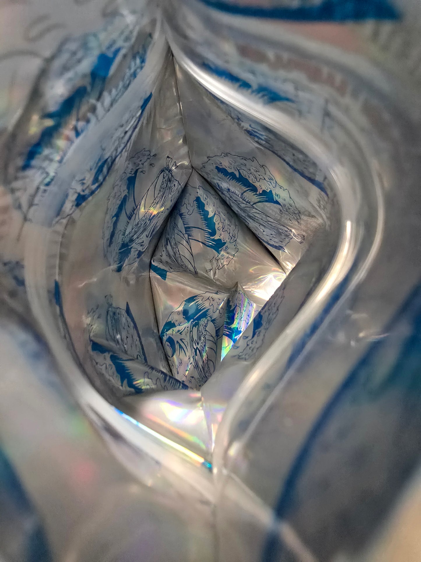 10x Zushi Blue - leere PE Verpackungen Shape