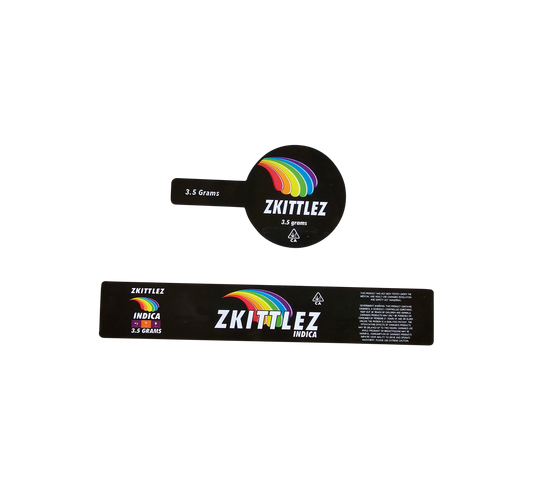 10x Zkittle Aufkleber / Sticker für Jar´s