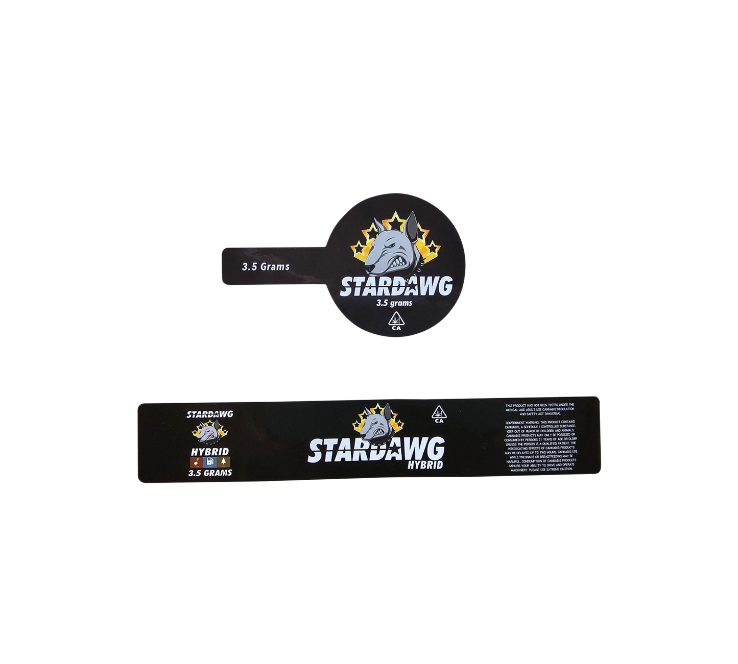 10x Stardawg Aufkleber / Sticker für Jar´s