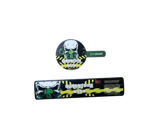 10x Quarantine Aufkleber / Sticker für Jar´s