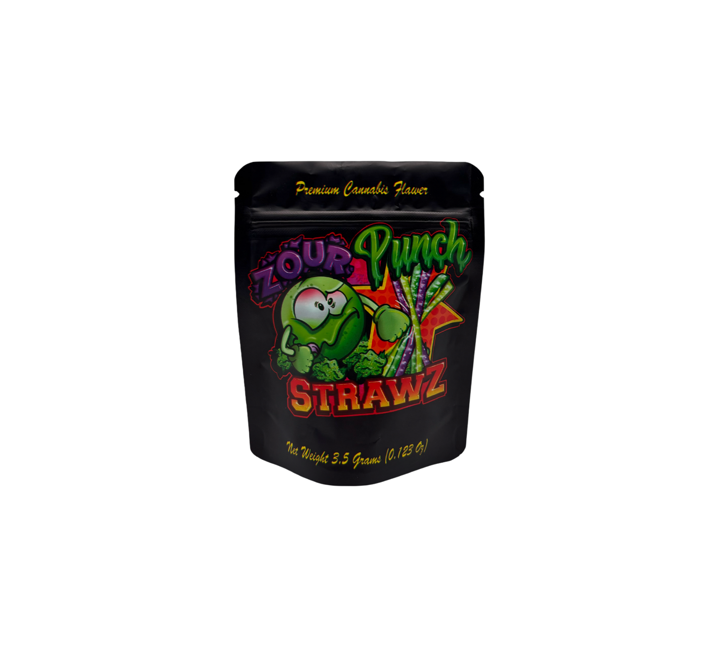 10x Zour Punch - leere PE Verpackungen