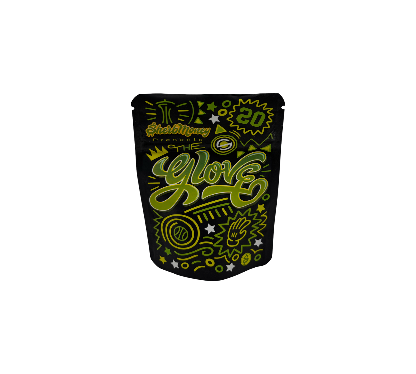 10x Glov Green - leere PE Verpackungen
