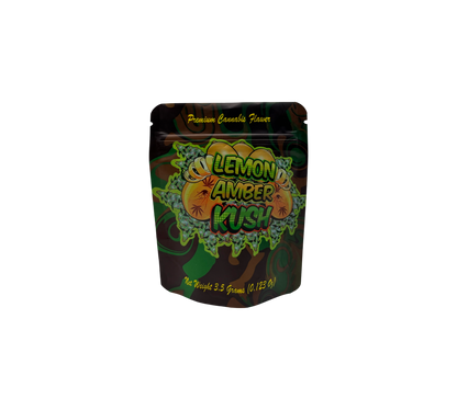 10x Amber Kush - leere PE Verpackungen