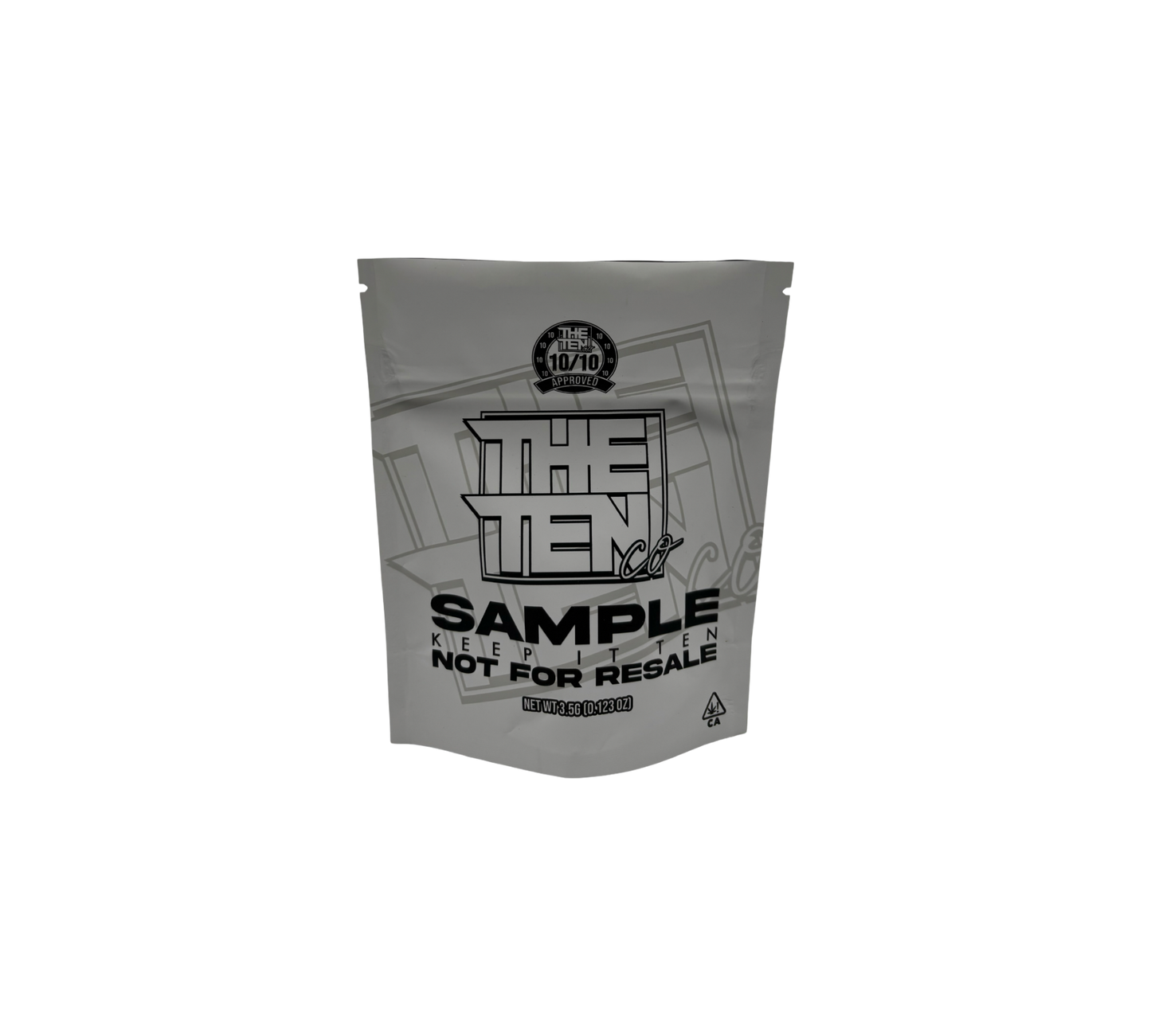 10x The Ten White Co - leere PE Verpackungen