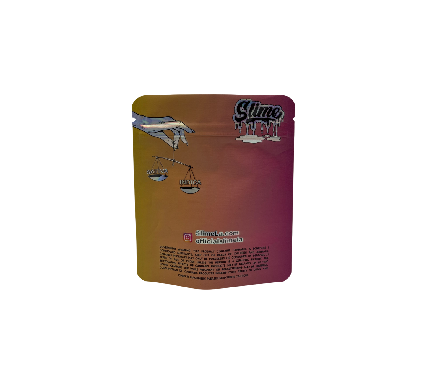 10x Pink Slime - leere PE Verpackungen