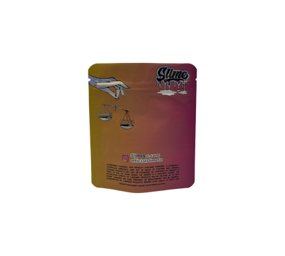 10x Pink Slime - leere PE Verpackungen