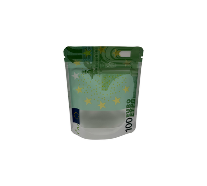 10x leere PE-Verpackungen – 100-Euro-Design