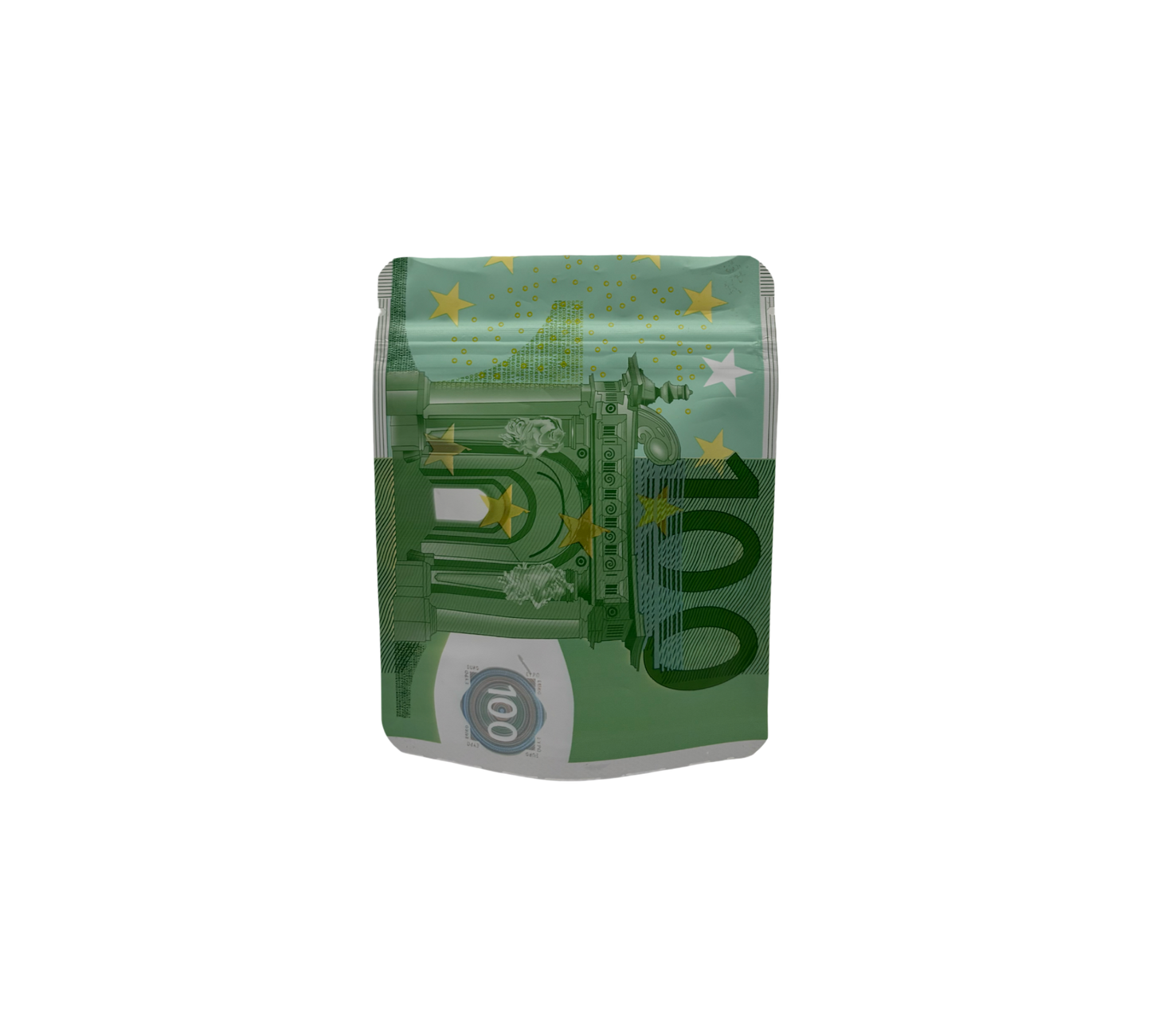 10x leere PE-Verpackungen – 100-Euro-Design