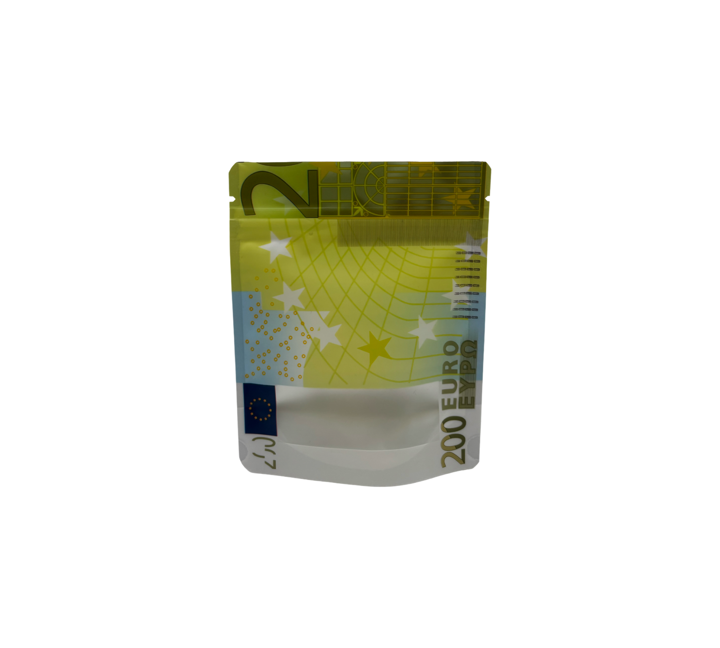 10x leere PE-Verpackungen – 200-Euro-Design