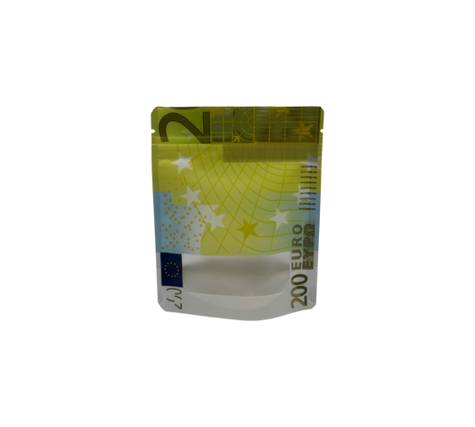 10x leere PE-Verpackungen – 200-Euro-Design