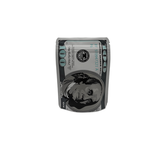 10x leere PE-Verpackungen – 100-Dollar-Design