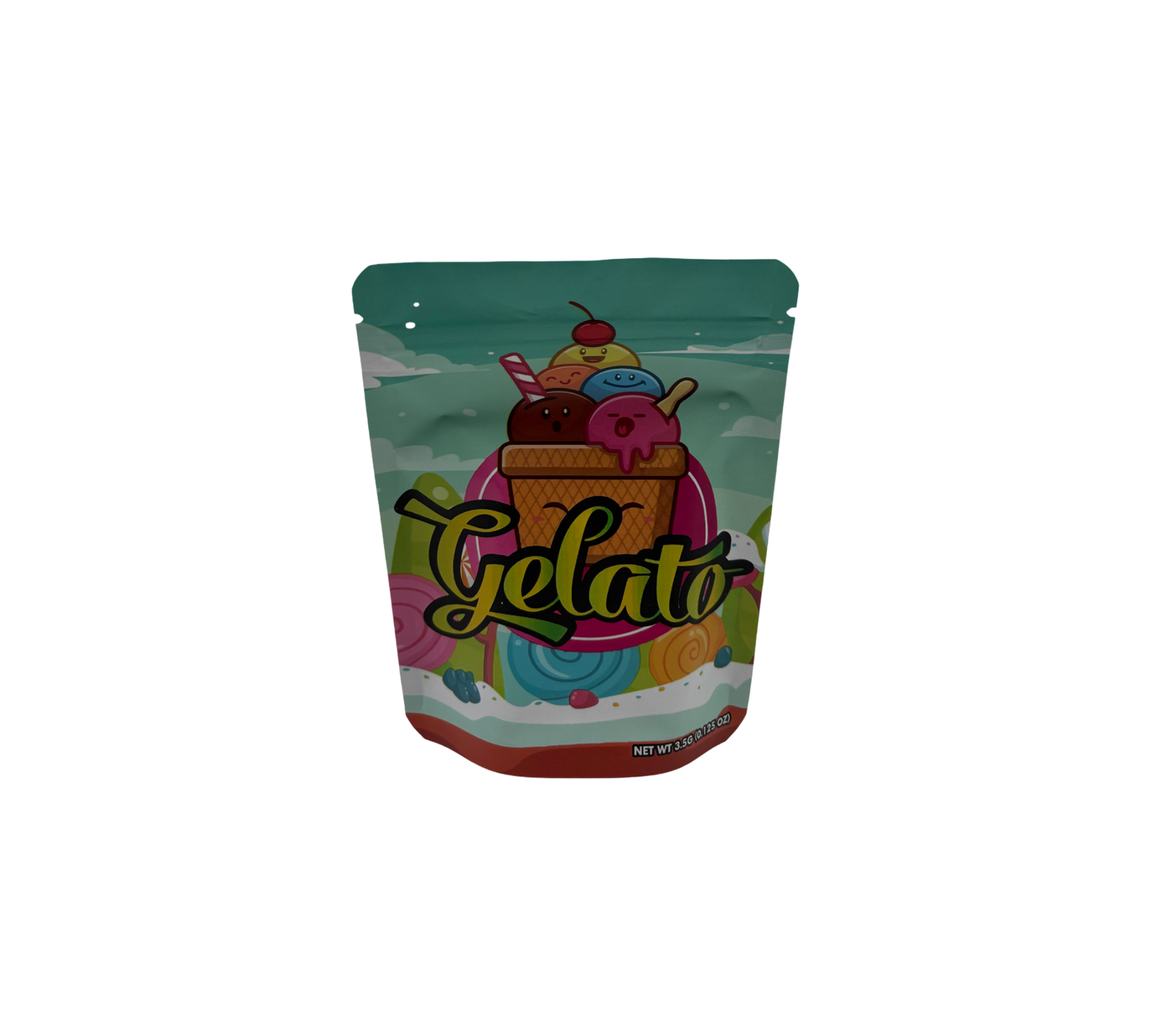 10x Gelato - leere PE Verpackungen