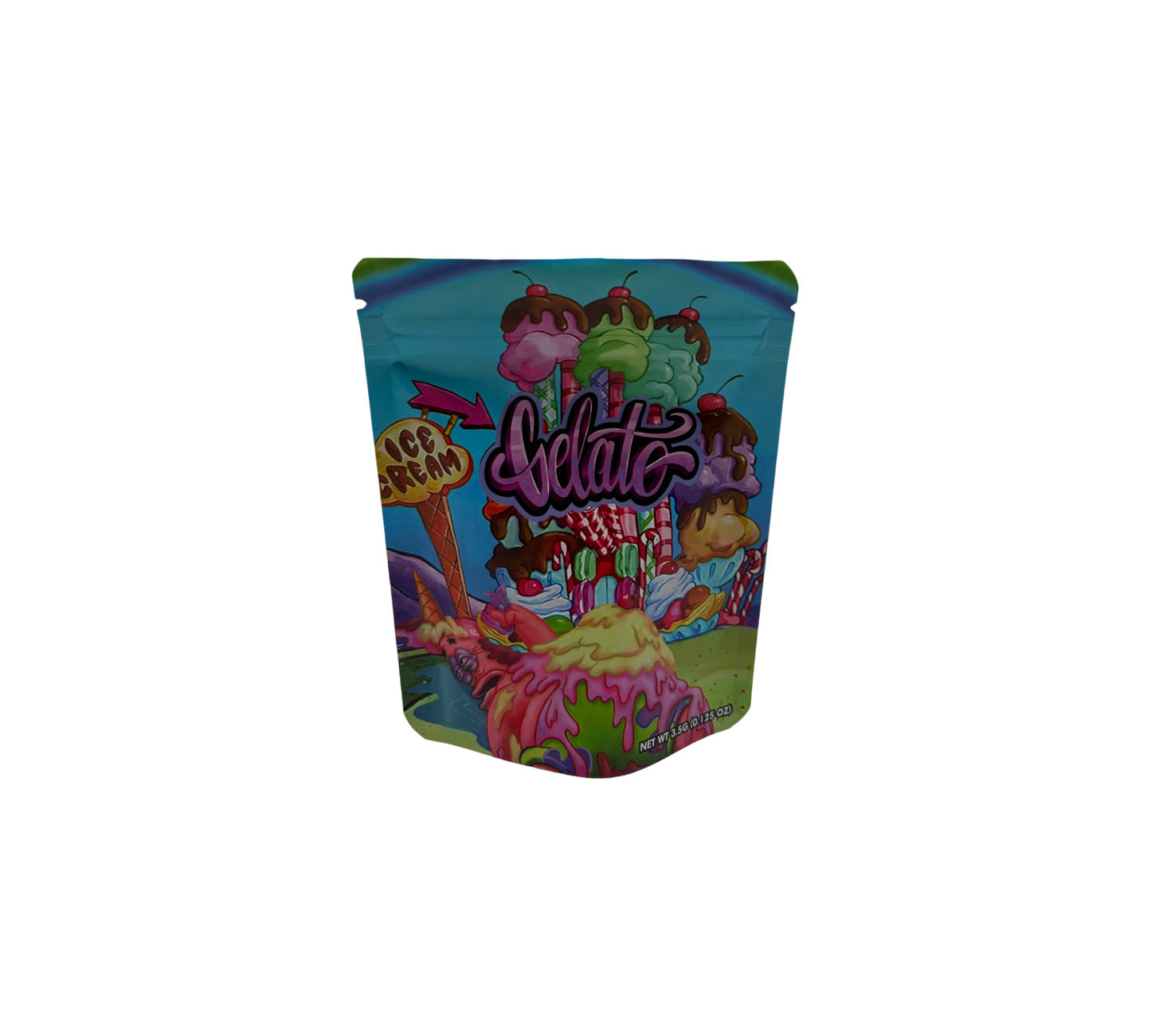 10x Ice Cream - leere PE Verpackungen