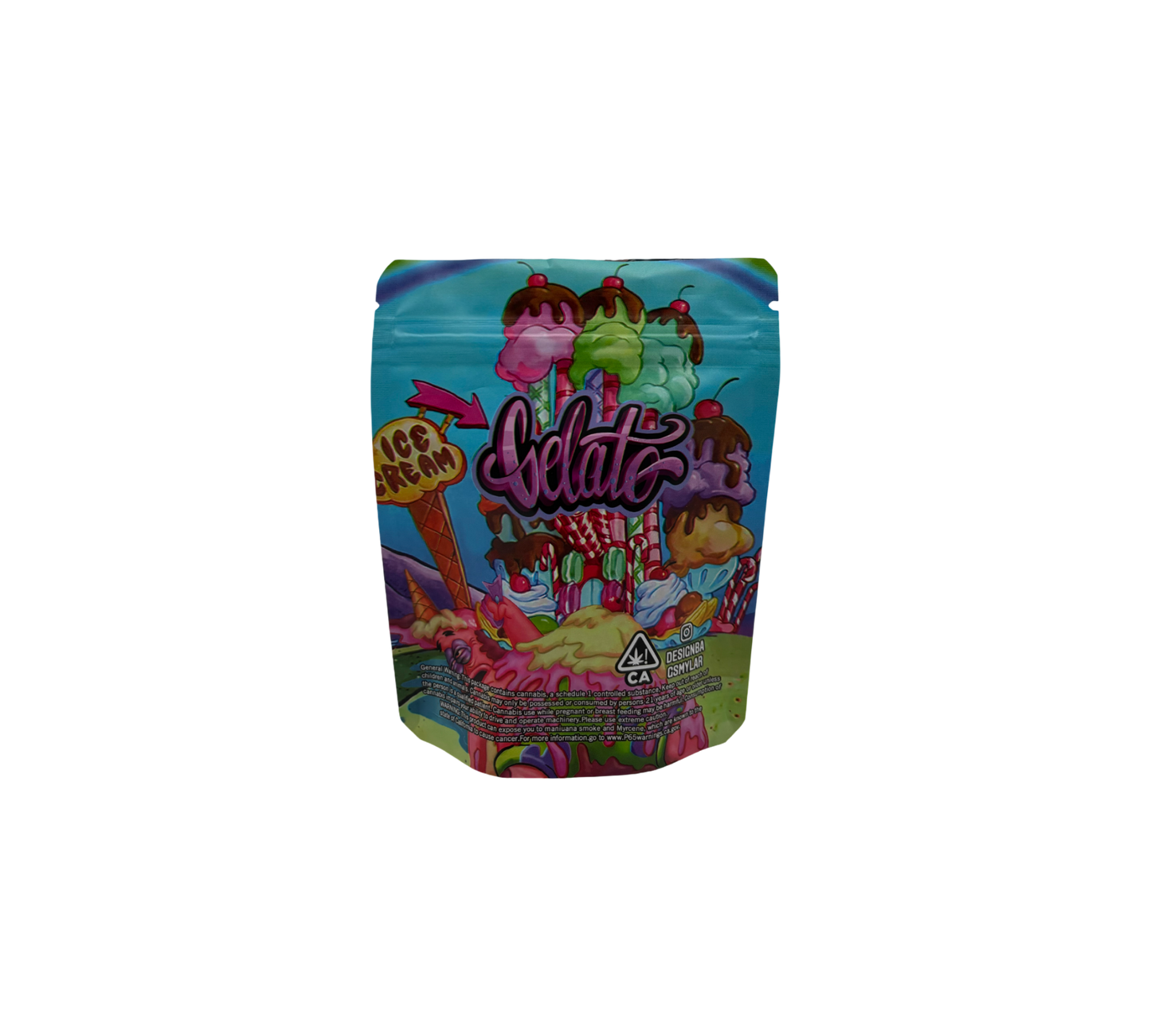10x Ice Cream - leere PE Verpackungen