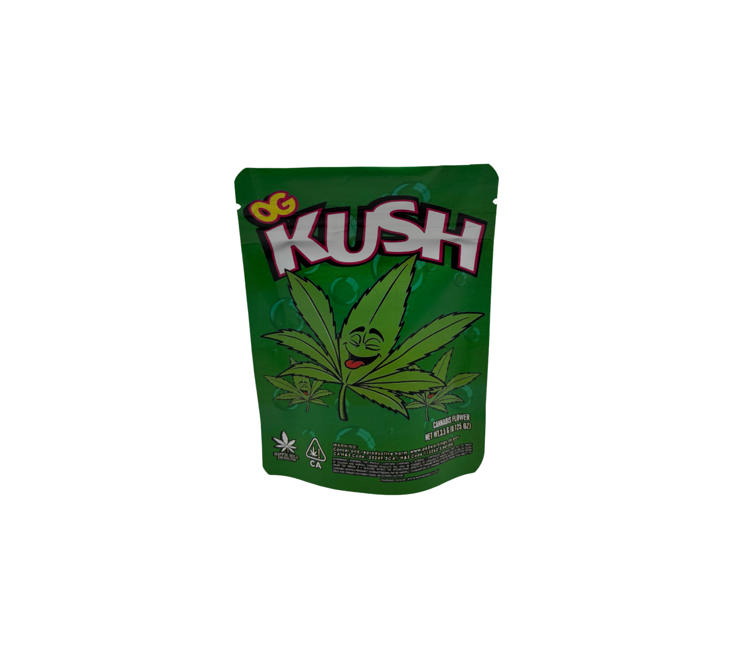 10x OG Kush - leere PE Verpackungen