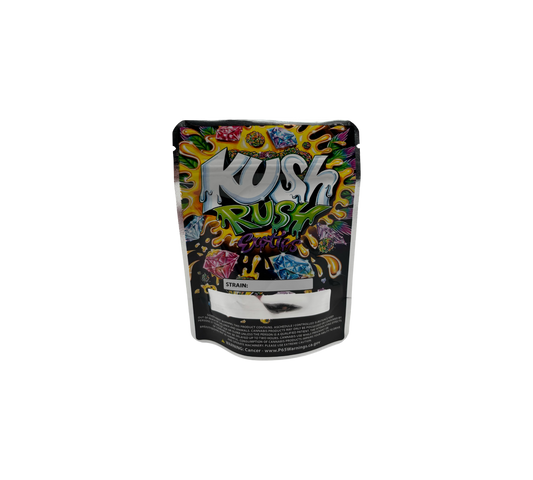 10x Kush Rush - leere PE Verpackungen