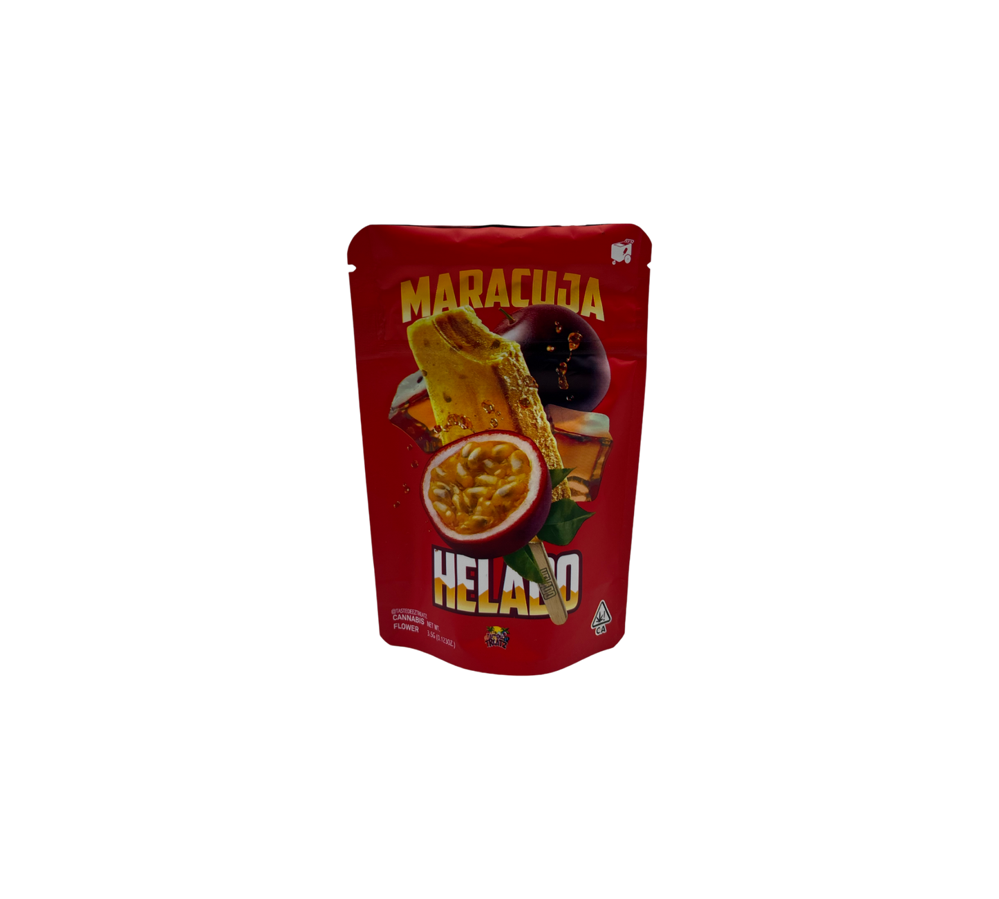 10x Maracuja - leere PE Verpackungen