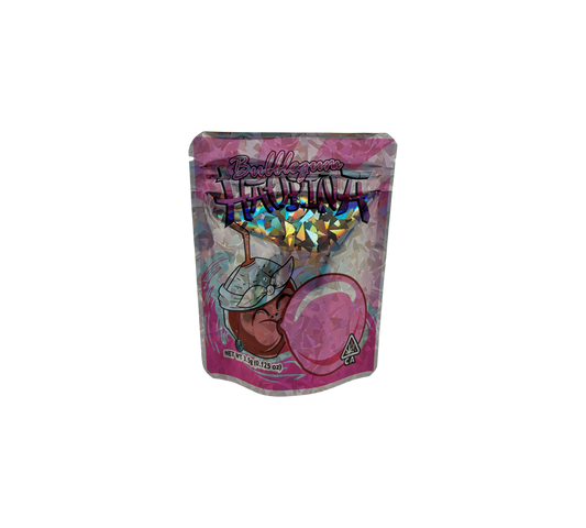 10x   Bubblegum - leere PE Verpackungen