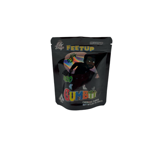 10x  Feet Up - leere PE Verpackungen