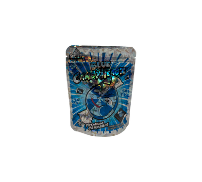 10x Blue Candy - leere PE Verpackungen