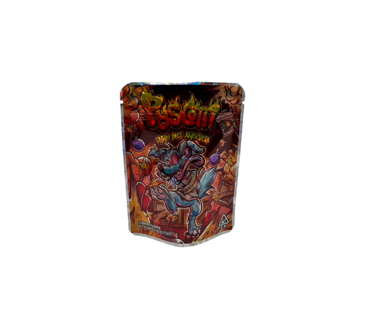 10x Dirty Pyscotti - leere PE Verpackungen