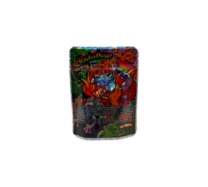 10x Rainbow Frog - leere PE Verpackungen