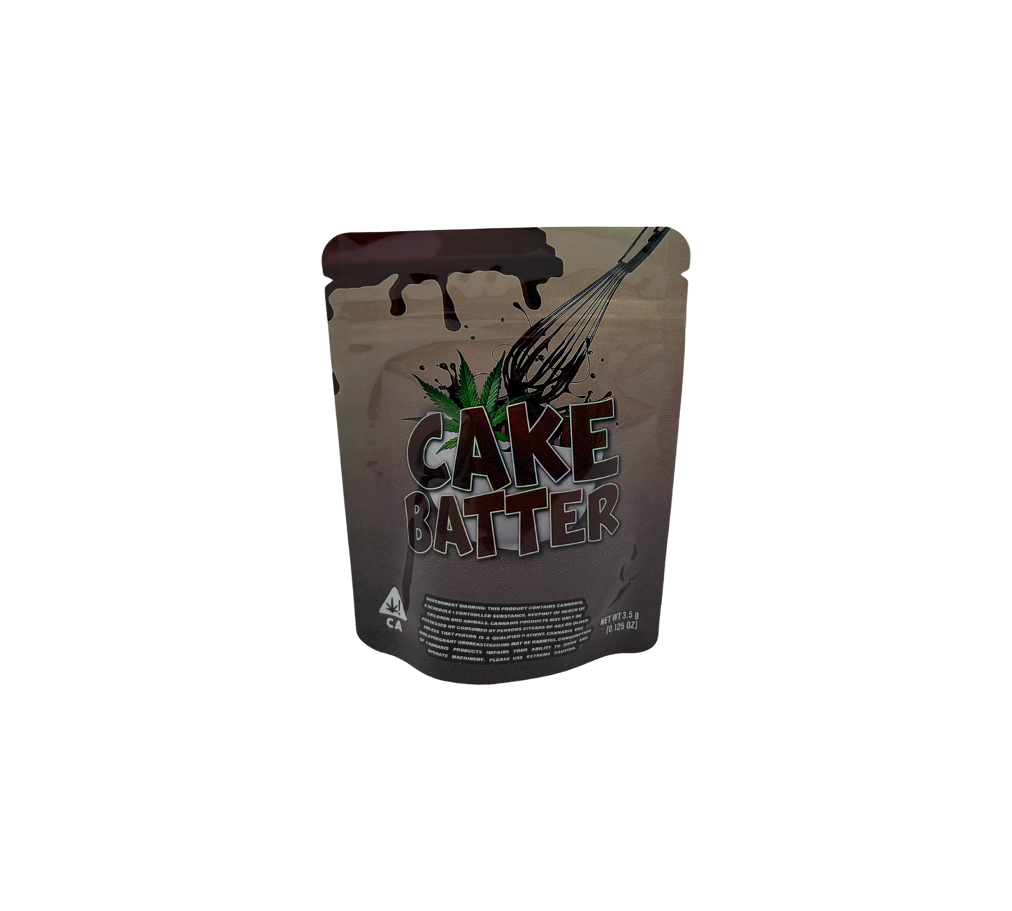 10x Cake Batter - leere PE Verpackungen