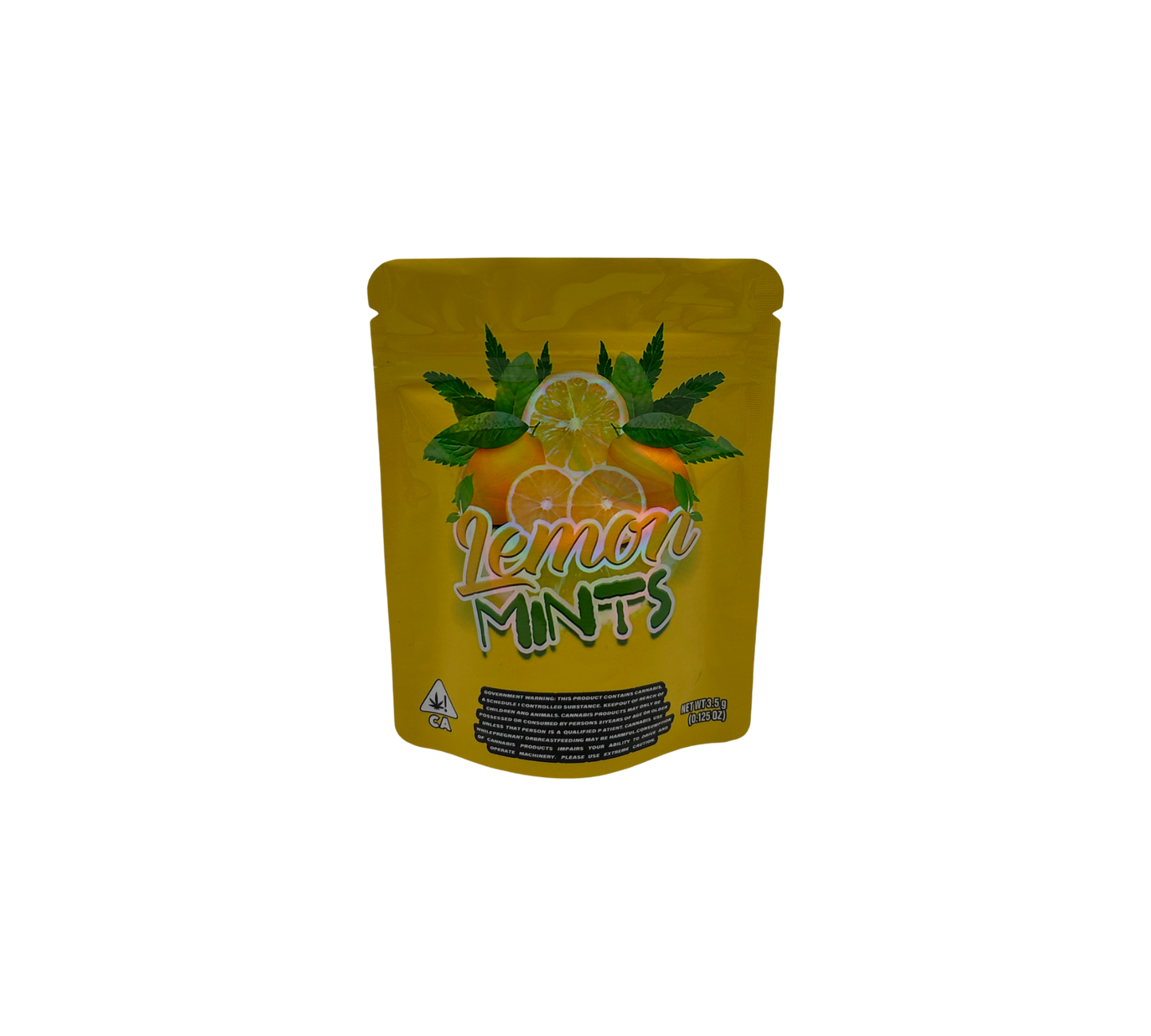 10x Lemon Mints - leere PE Verpackungen