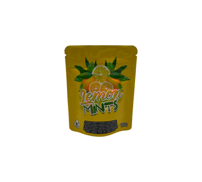 10x Lemon Mints - leere PE Verpackungen