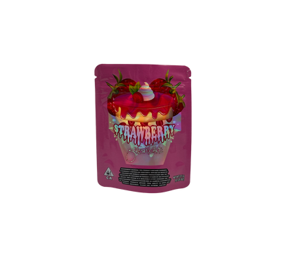 10x Strawberry - leere PE Verpackungen