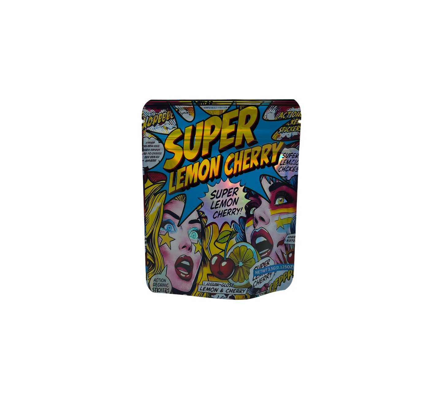 10x Super Lemon Cherry - leere PE Verpackungen