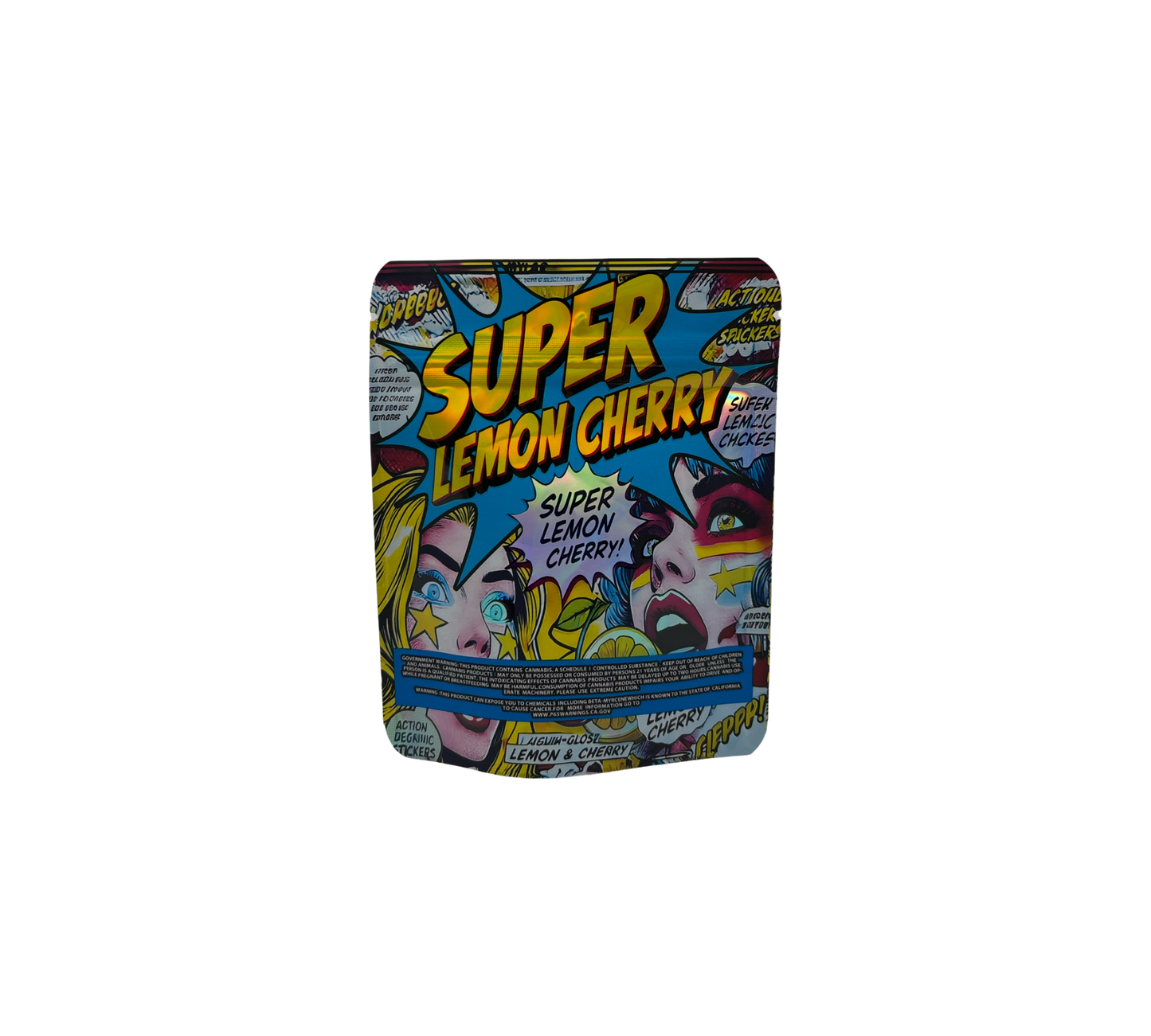 10x Super Lemon Cherry - leere PE Verpackungen
