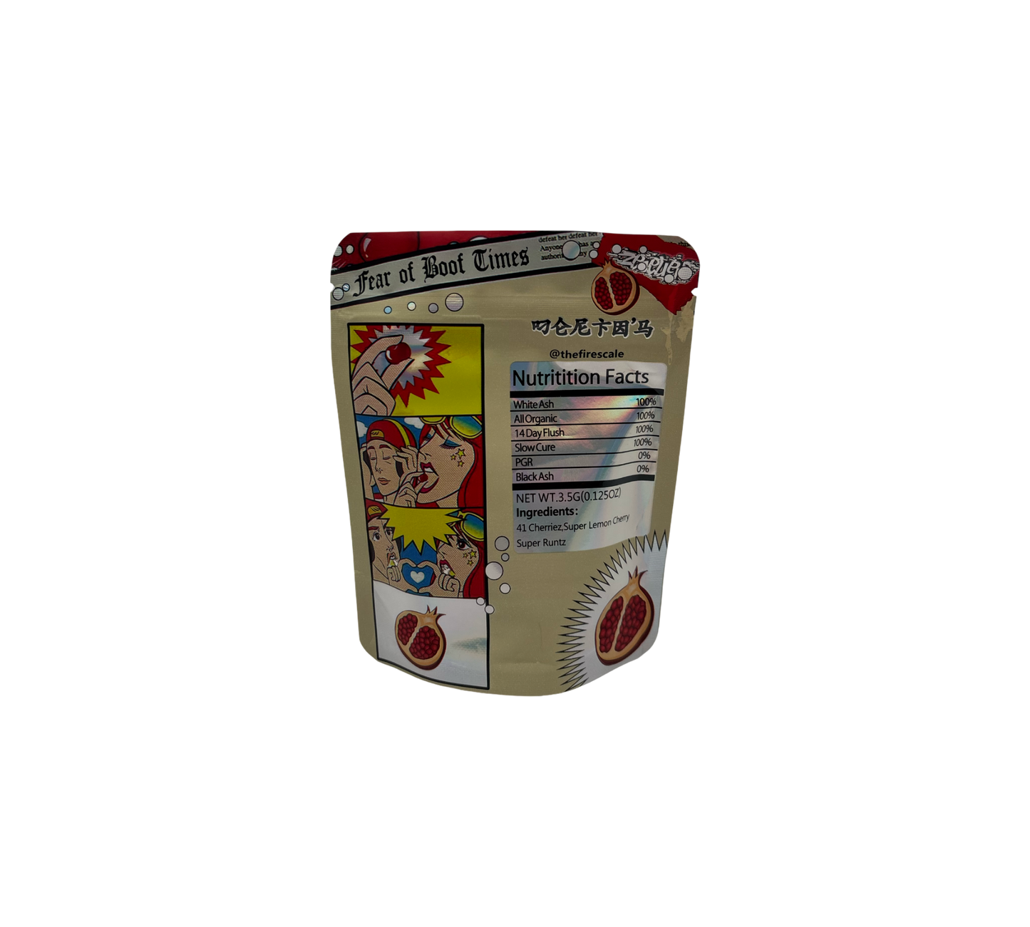 10x Granadaz - leere PE Verpackungen