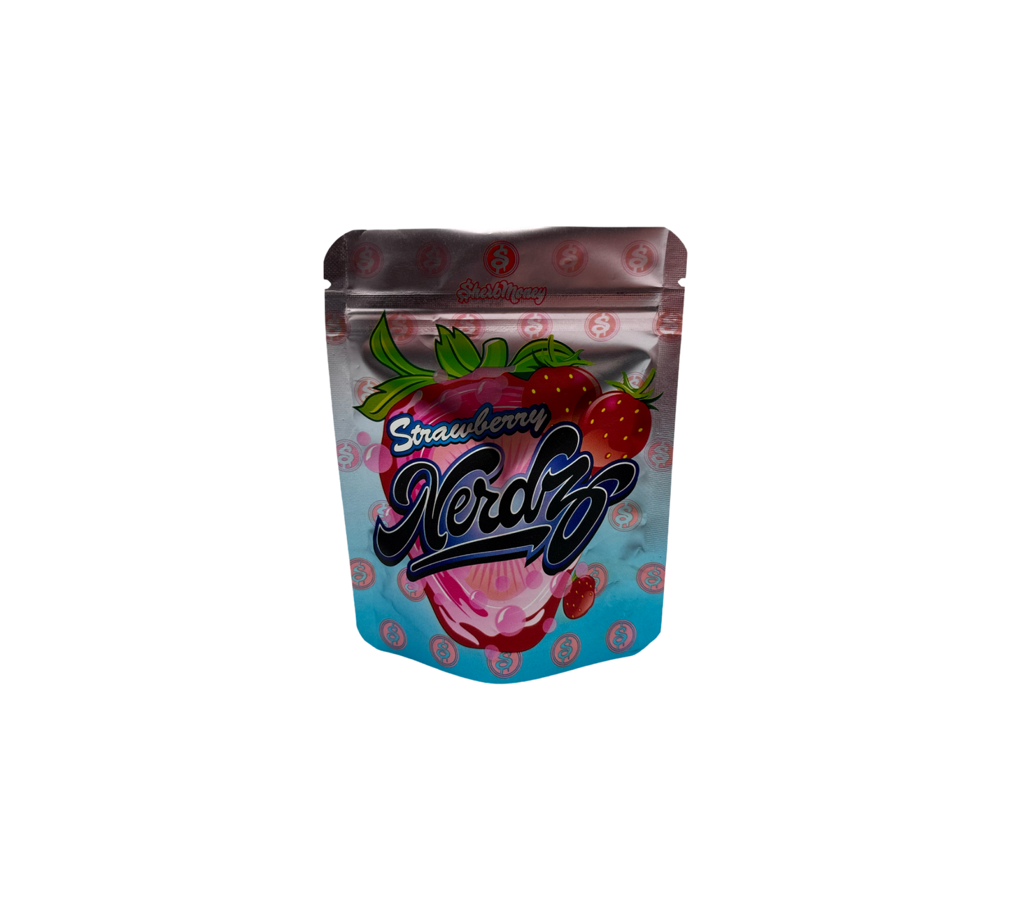 10x Strawberry Nerdz - leere PE Verpackungen