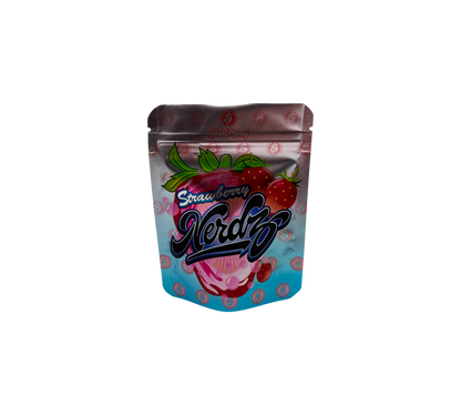 10x Strawberry Nerdz - leere PE Verpackungen