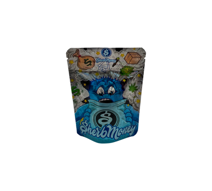 10x Blue Sherb - leere PE Verpackungen