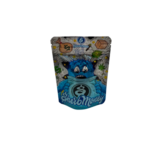 10x Blue Sherb - leere PE Verpackungen