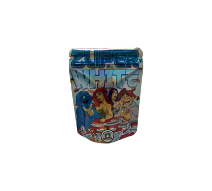 10x Zuper White - leere PE Verpackungen