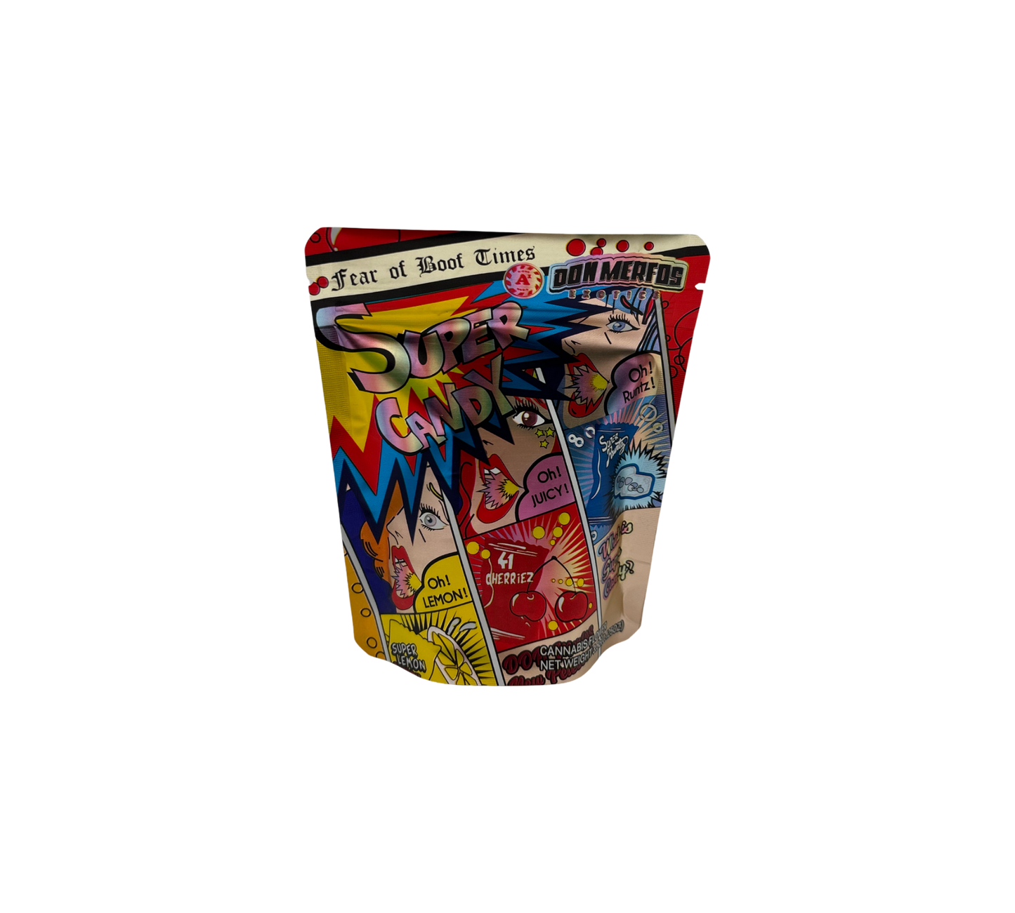 10x Super Candy - leere PE Verpackungen