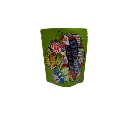 10x  Red Velvet Cup - leere PE Verpackungen