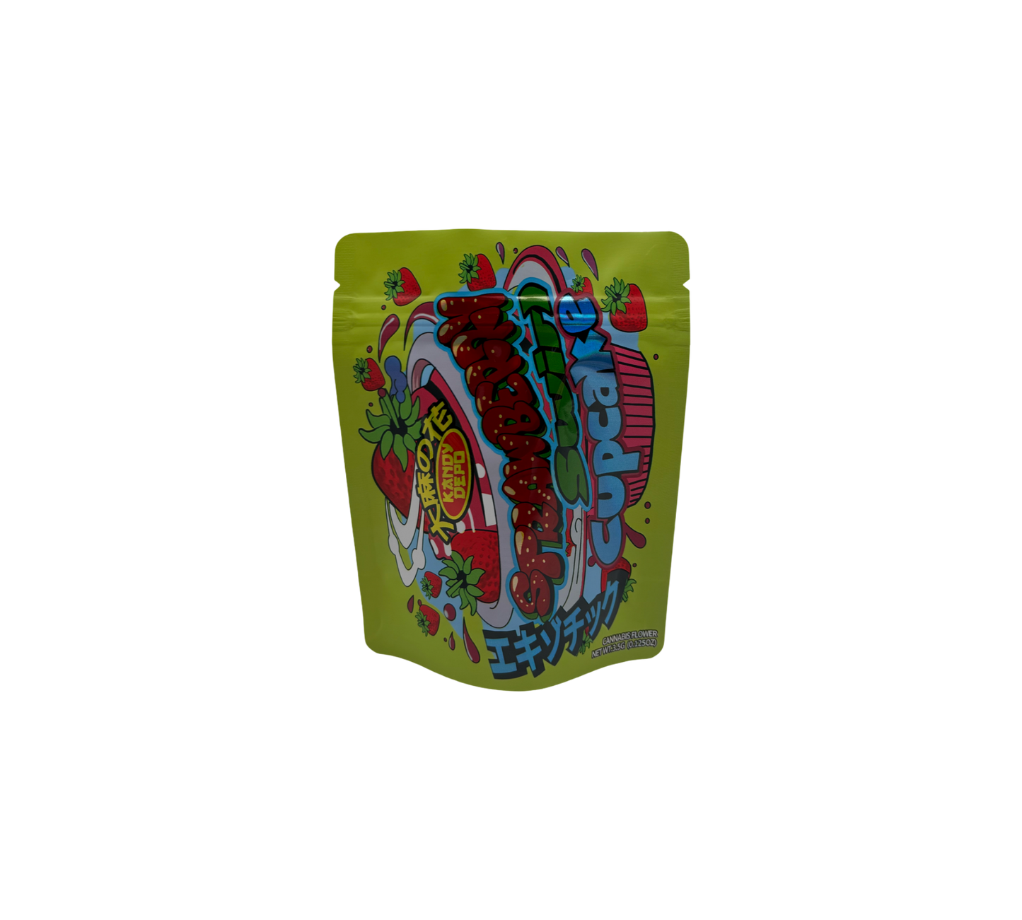 10x Strawberry Swirl - leere PE Verpackungen