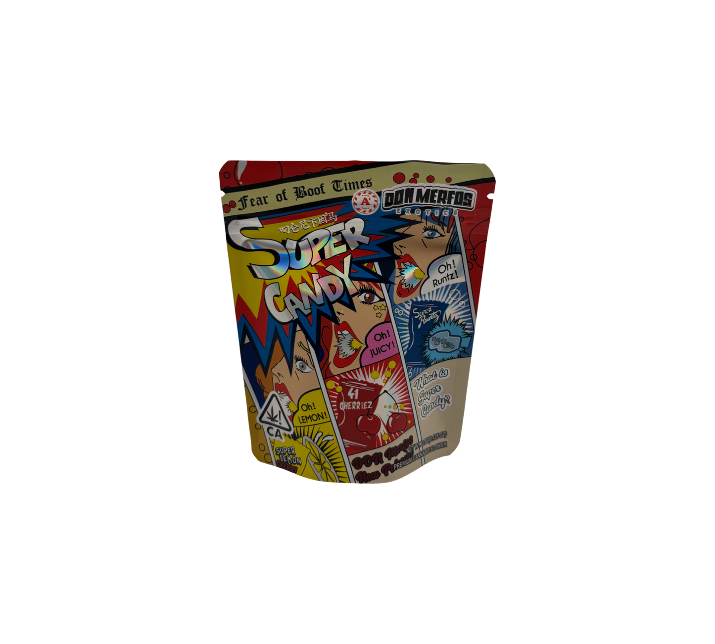 10x Super Candy - leere PE Verpackungen