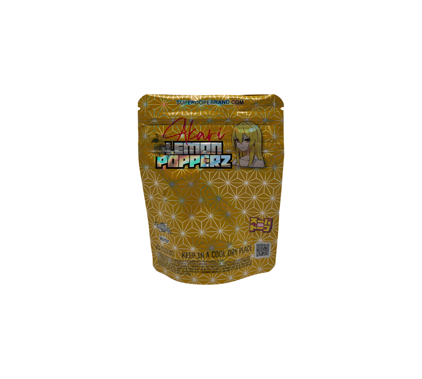 10x Lemon Popperz - leere PE Verpackungen