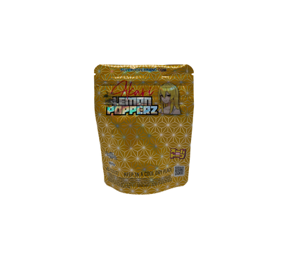 10x Lemon Popperz - leere PE Verpackungen