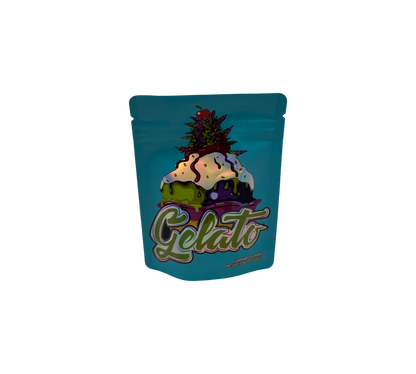 10x Blue Gelato - leere PE Verpackungen