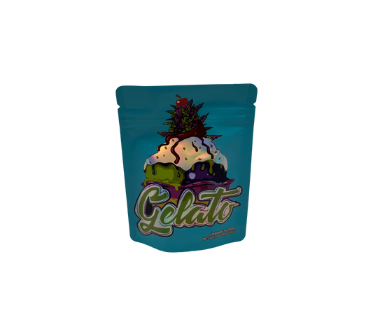 10x Blue Gelato - leere PE Verpackungen