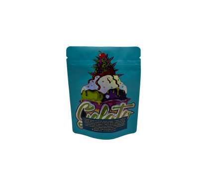 10x Blue Gelato - leere PE Verpackungen