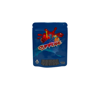 10x Blue Sluppi - leere PE Verpackungen