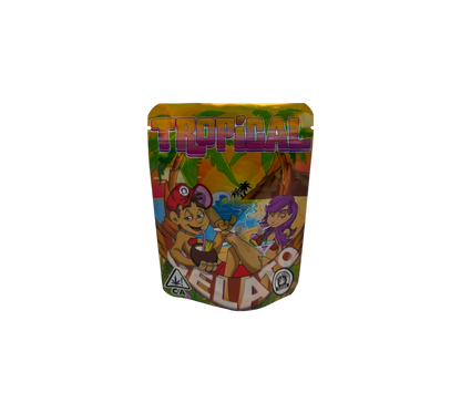 10x Tropical - leere PE Verpackungen